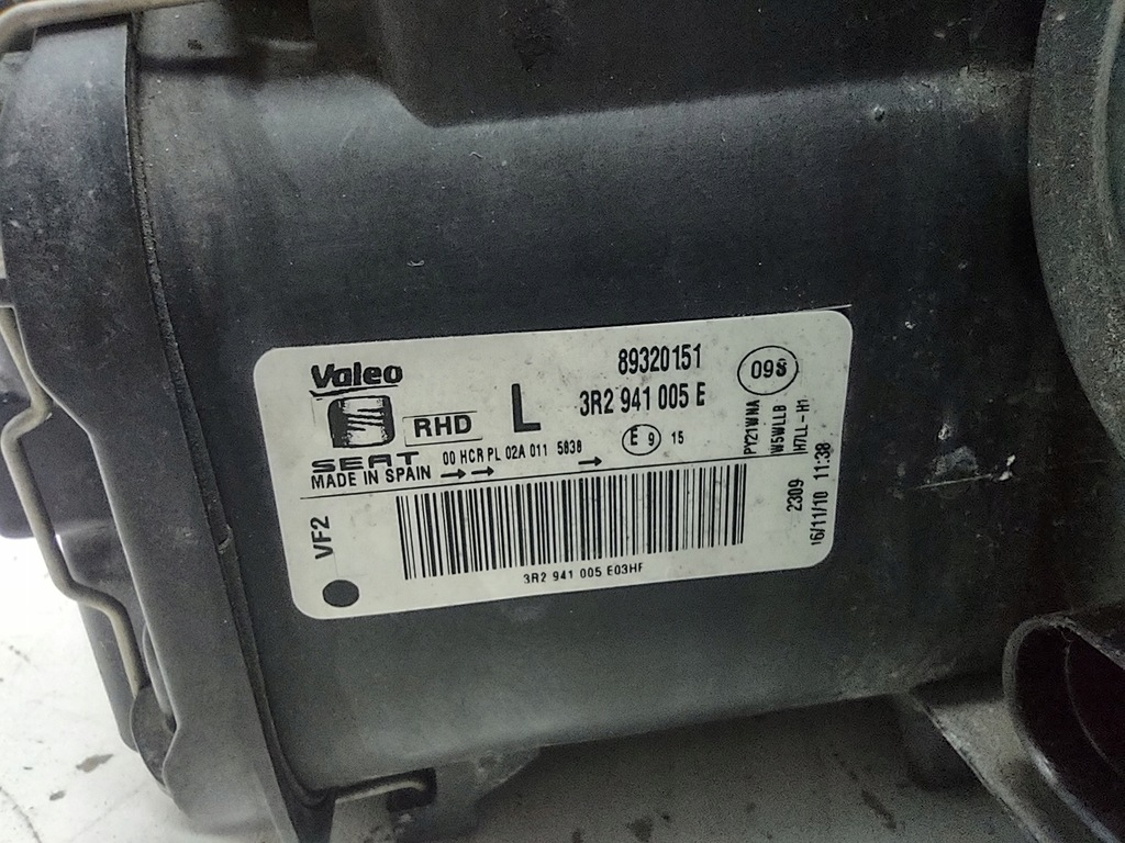 фото №16, Лампи передні seat exeo 3r 2010r. ліва права оригінал