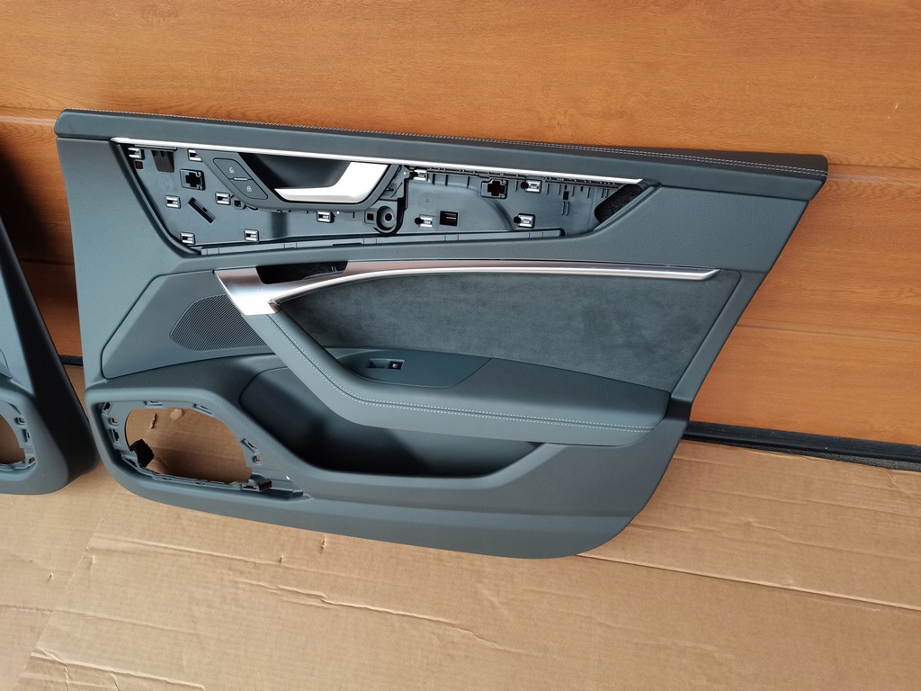 фото №8, Audi a7 4k обивка обшивки дверь левая правая p+t