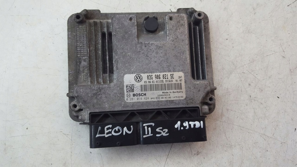 фото №1, Блок керування бортовий комп'ютер двигуна seat leon ii