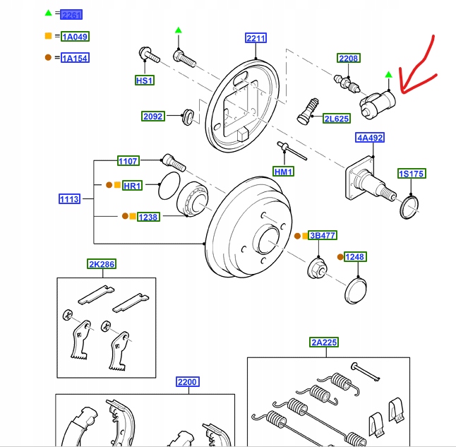 фото №1, Цилиндрик тормозной 19,05mm ford focus fiesta ka