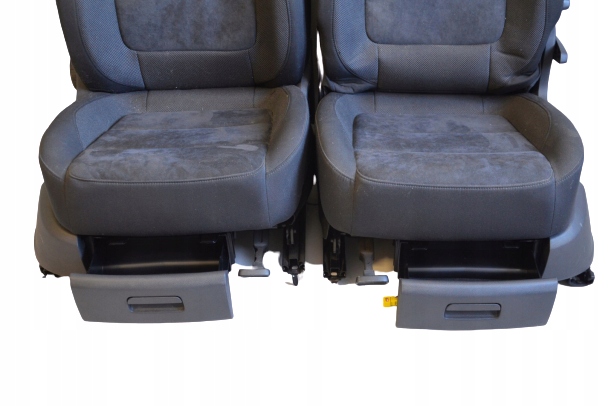 фото №5, Vw tiguan 5n fotelie обшивки материал alcantara uk