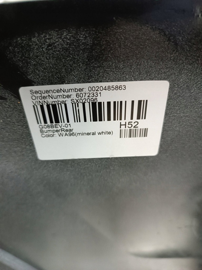 фото №8, Бампер задня kol. a96 bmw ix3 g08