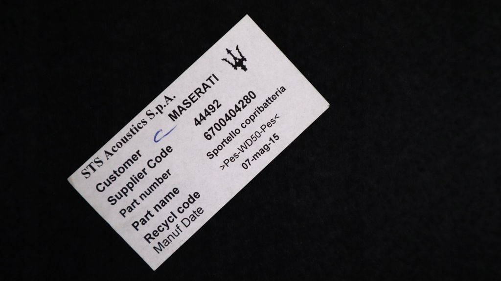 фото №7, Maserati ghibli 14- захист багажника акумулятор 6700404280