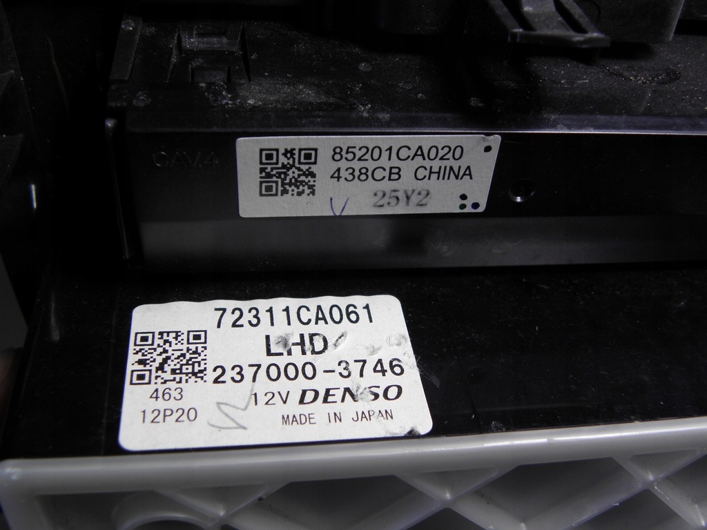 фото №6, Toyota gt86 subaru brz // панель обдув кондиционера 237000-3746