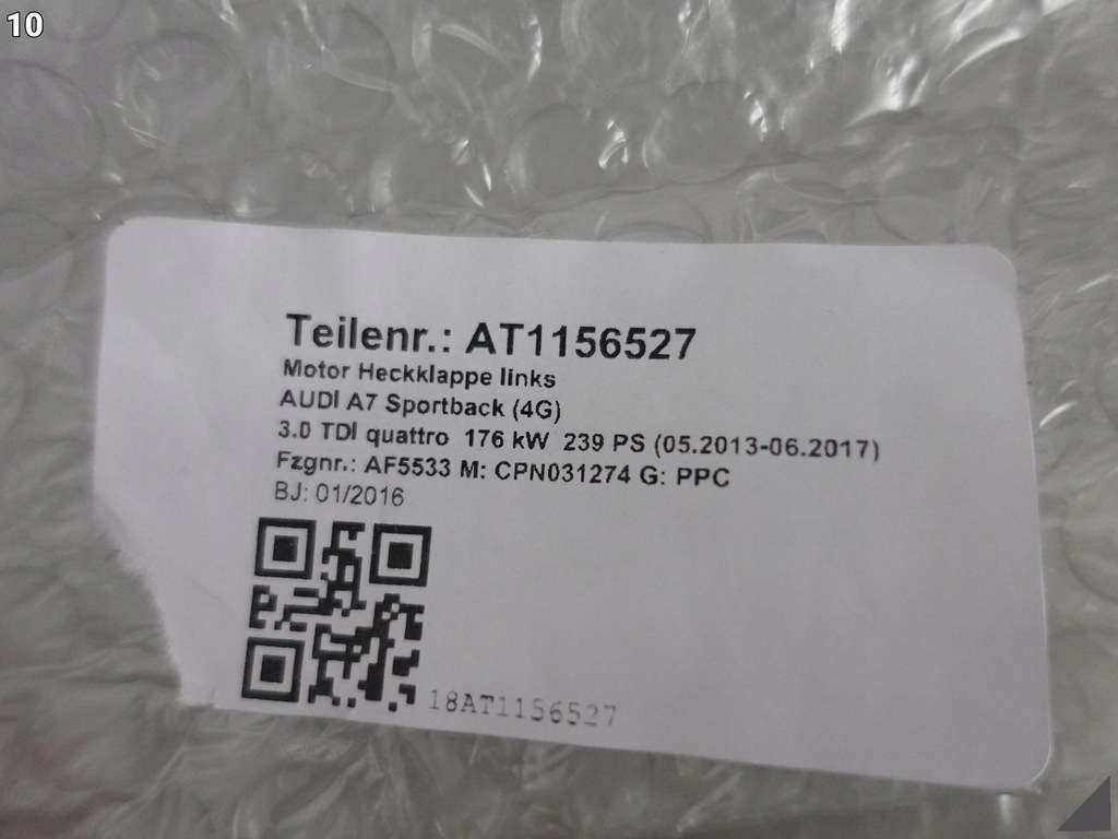 фото №11, Audi a7 s7 4g8 lift привід петля кришки лівий задня