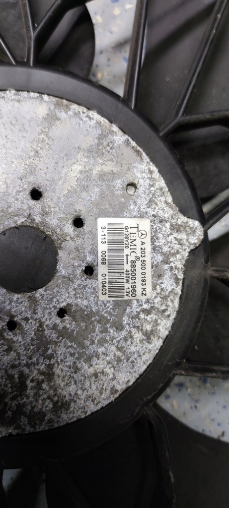 фото №5, Mercedes w203 вентилятор радиатора