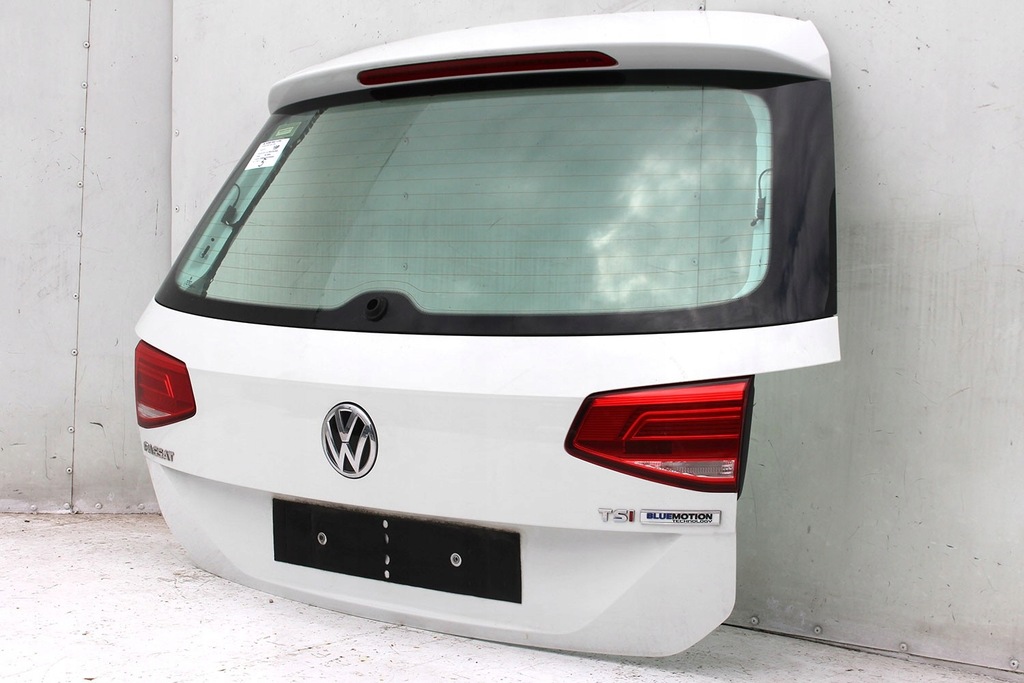 фото №6, Vw passat b8 kombi lc9a задняя бампер задний + крышка багажника багажника + лампы led kol