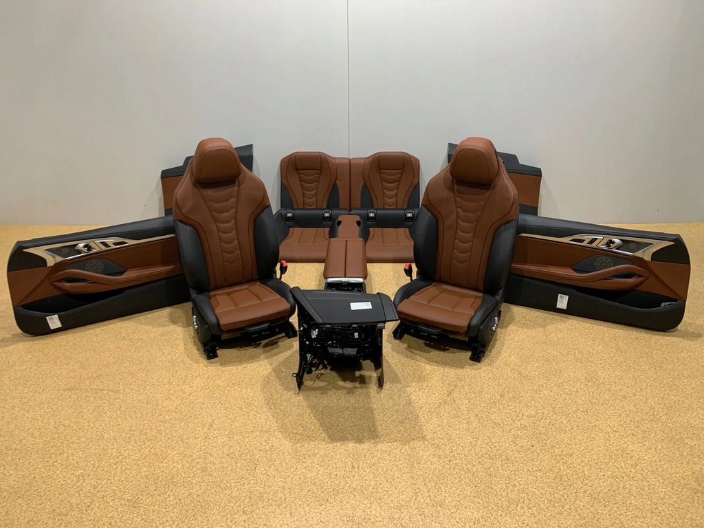 фото №1, Bmw 8 g15 сиденья заднее сиденье обшивки салон individual tartufo