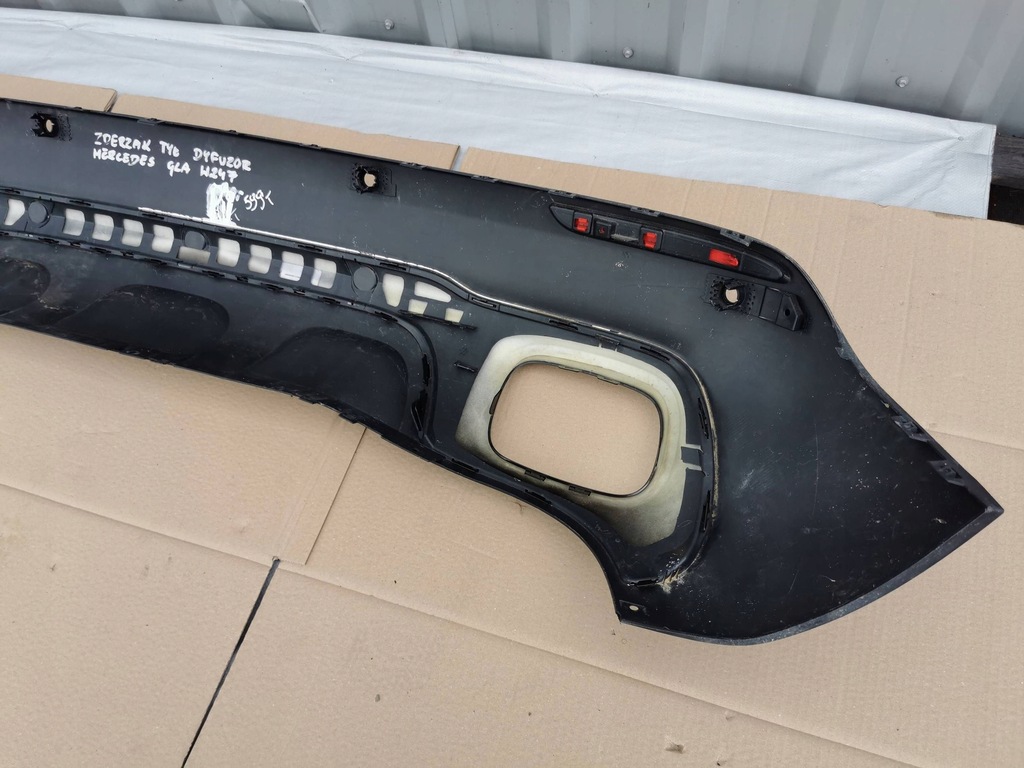 фото №10, Mercedes gla h247 w247 спойлер диффузор бампер задняя a2478853104