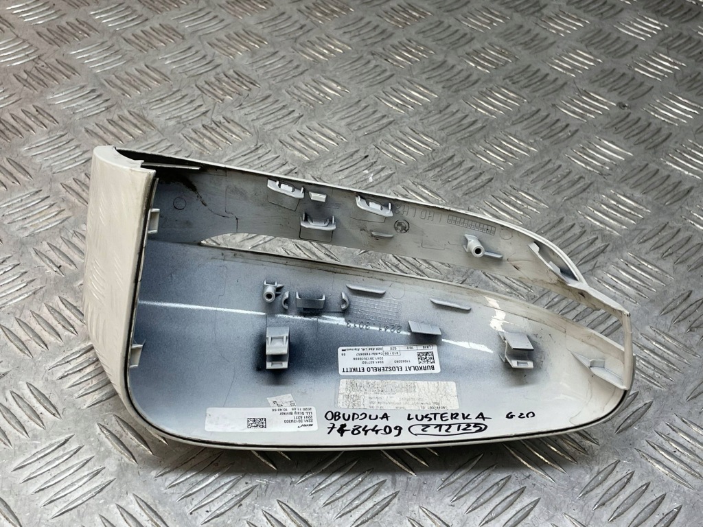 фото №9, Bmw оригинальный номер 7484409 3' g20 корпус защита зеркало левая