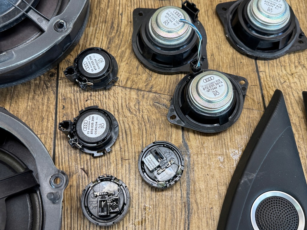 фото №9, Динаміки комплект audi a4 b8 8k bang & olufsen kombi аудіосистема soubwoofer