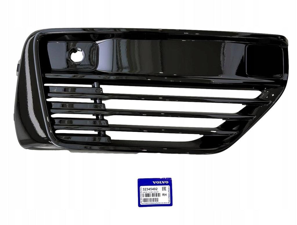 Купить Volvo xc90 2 plug-in правая решётка бампер перед чёрный блеск r-design оригинальный номер