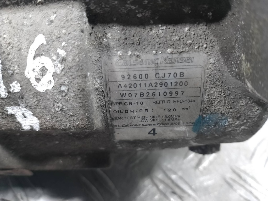 фото №7, Насос, компрессор кондиционера nissan tiida 92600cj70b a420011a2901200 1.6 b