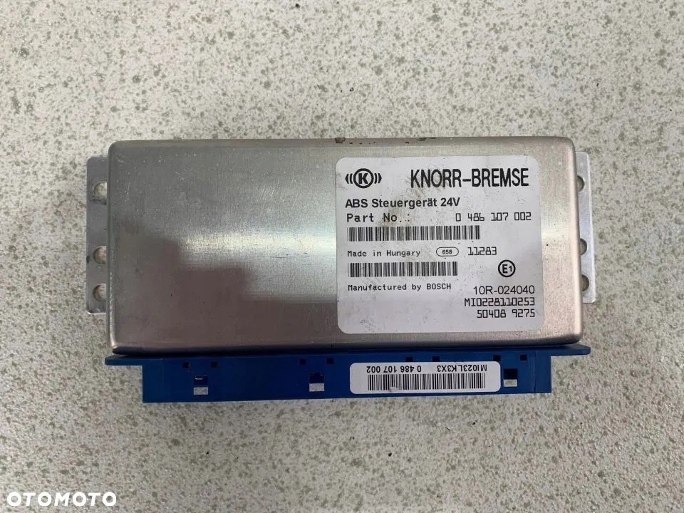 фото №1, Модуль блок управления abs iveco eurocargo 0486107002