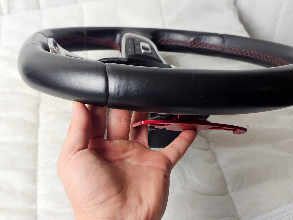 фото №12, Воздуховод кожаный мультифункция лепестки переключения vw passat b8 golf vii gti r