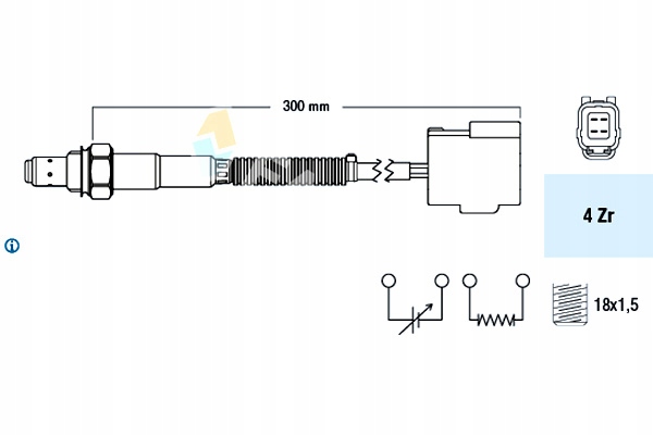 фото №3, Fae 77261 датчик лямбда-зонд 77261