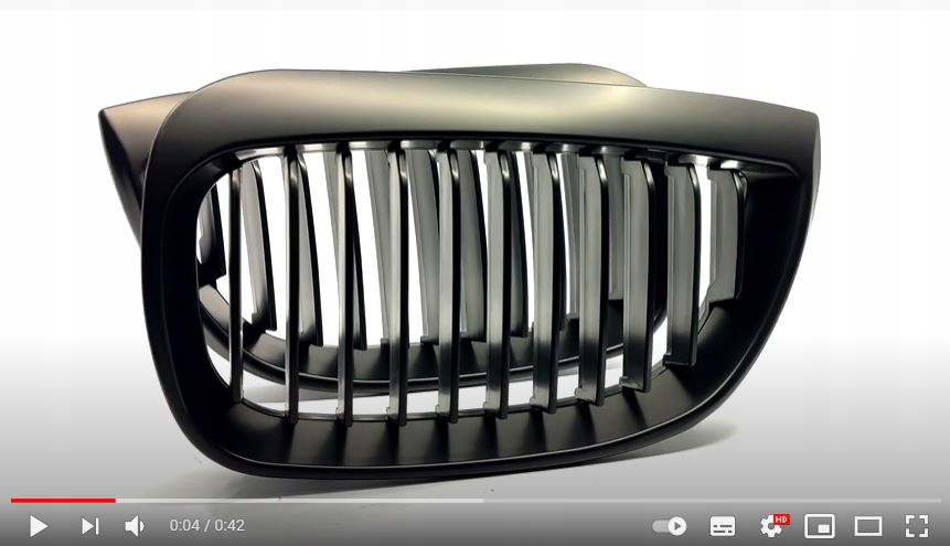 фото №13, Решётка радиатора решётки радиатора bmw 1 e81 e87 2004-2011 чёрный матовый