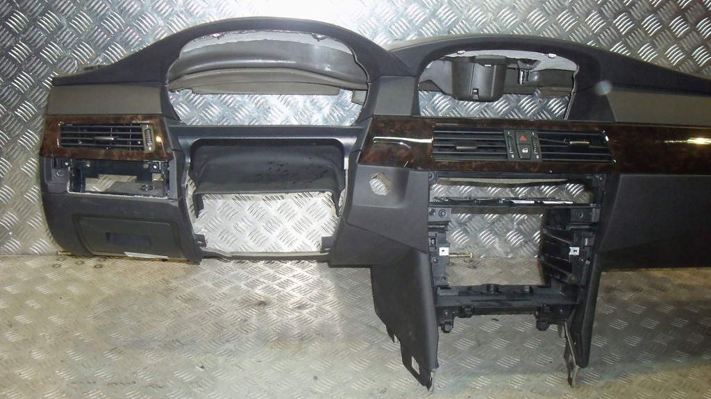 фото №5, Bmw 5 e60 e61 панель приладів приладова консоль тунель / запуск стоп