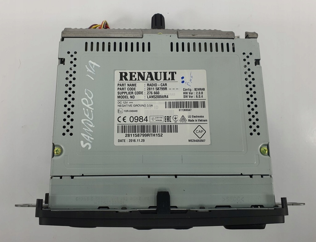 фото №5, Радіо навігація dacia sandero ii 281158799r