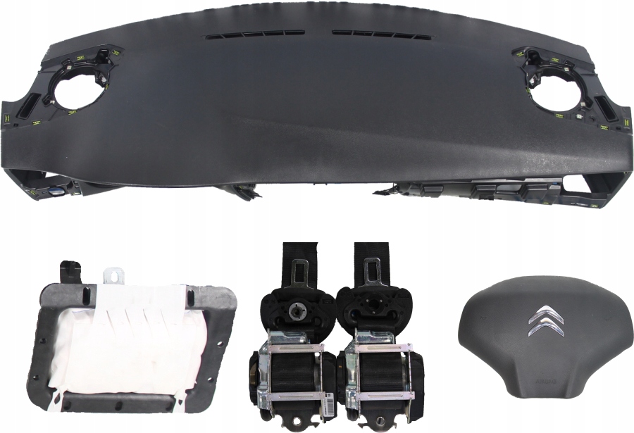 фото №1, Приборная панель консоль подушка безопасности ремни citroen elysee