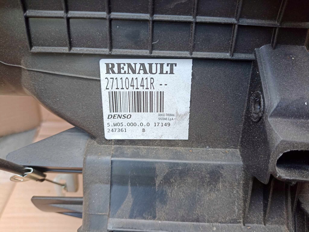 фото №6, Обігрівач повітродувка вентилятор renault kangoo ii lift 1,5dci