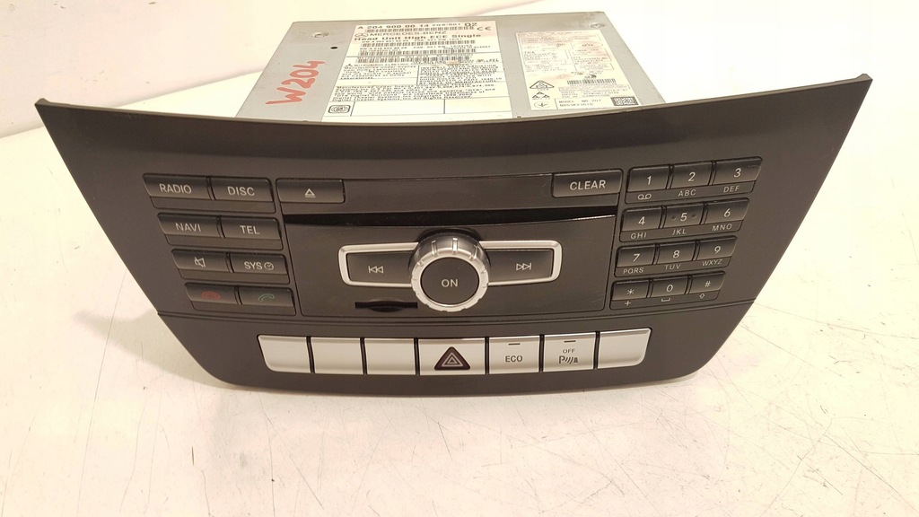 фото №1, Mercedes w204 радио навигация радиопроигрыватель cd a2049000014