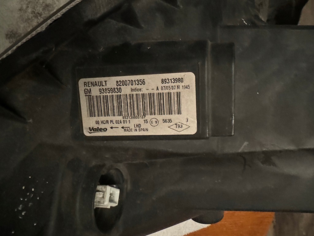 фото №15, Renault trafic ii lift vivaro primastar 06-14 лампы передние комплект oryg