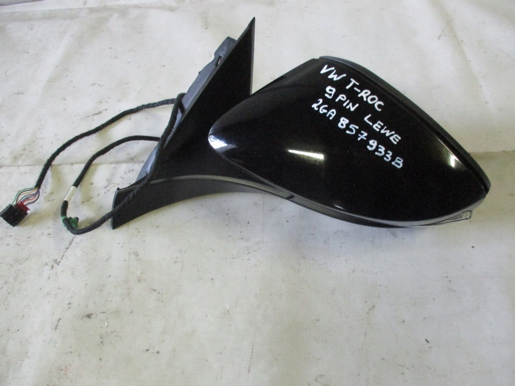 фото №1, Зеркало левая vw t-roc 2ga857933b 9 pin europa