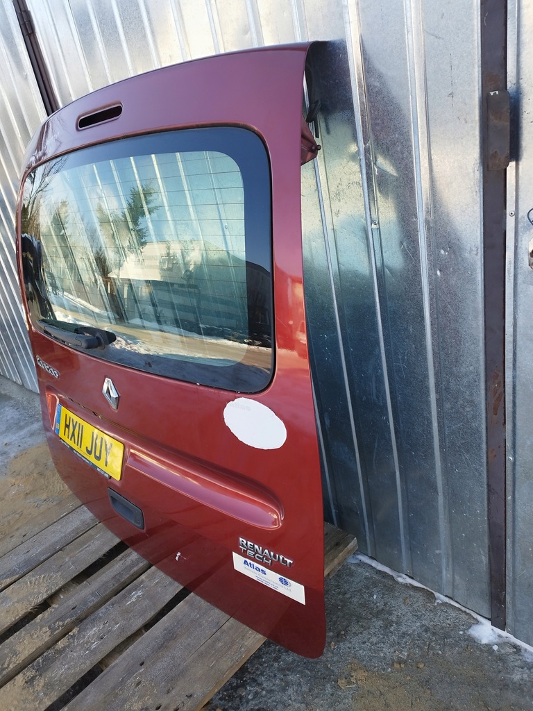 фото №11, Кришка багажника скло задня багажника renault kangoo 2 ii lata 2008-2013 колір tenng