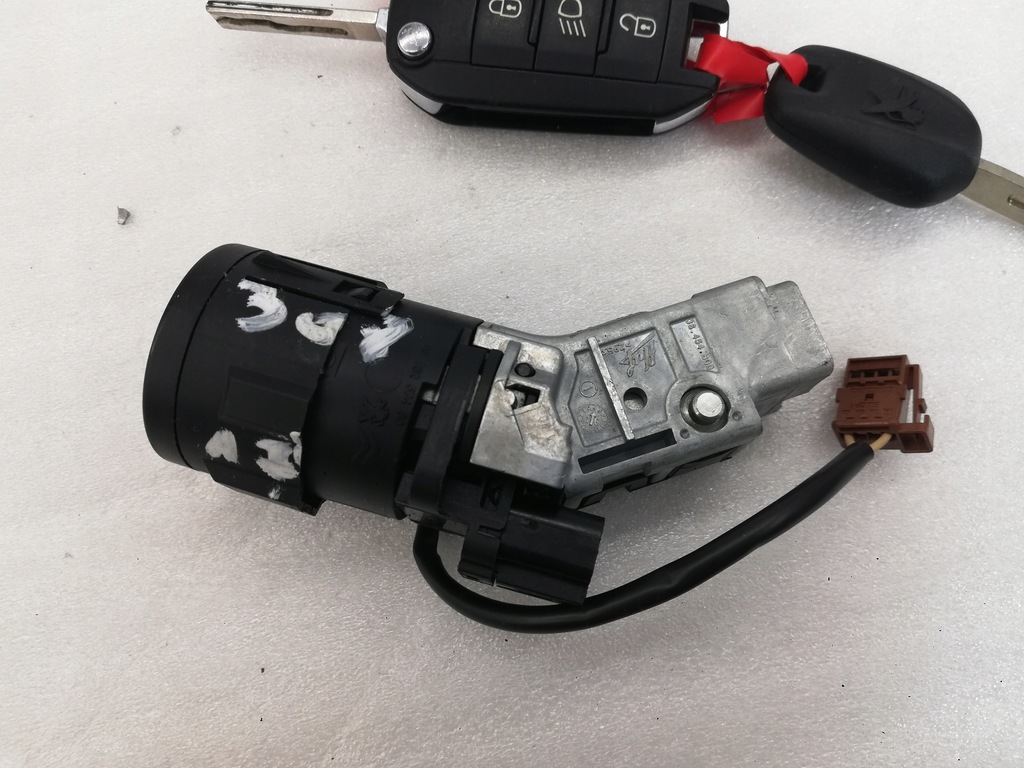 фото №5, Peugeot 308 t9 замок запалювання 2x ключ