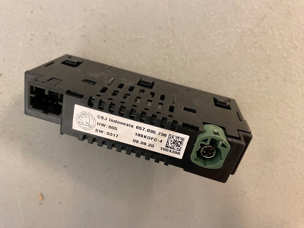 фото №1, Skoda scala разъём usb модуль 657035736