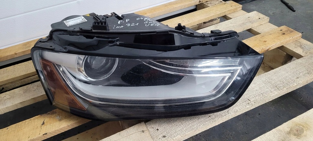 фото №16, S4 b8 lift a4 лампа правая правый перед передняя ксенон 8k0941006e usa