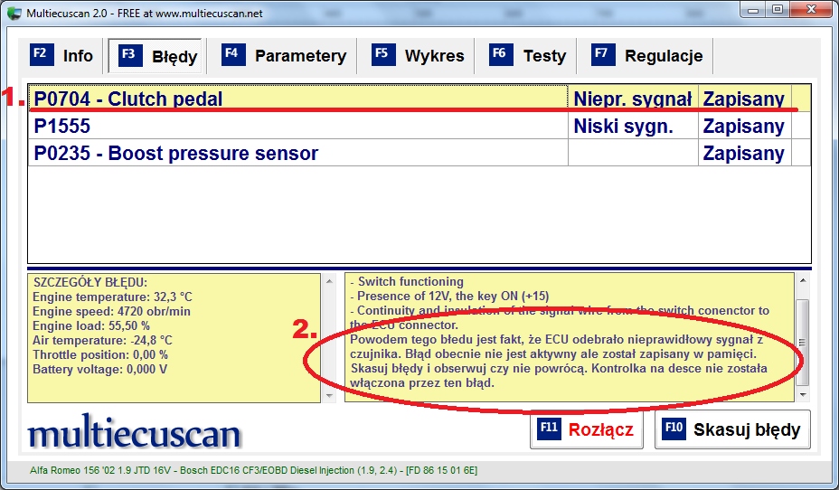 Купить Кабель alfa-romeo 145 146 147 155 156 159 164 166 brera gt gtv spider obd2