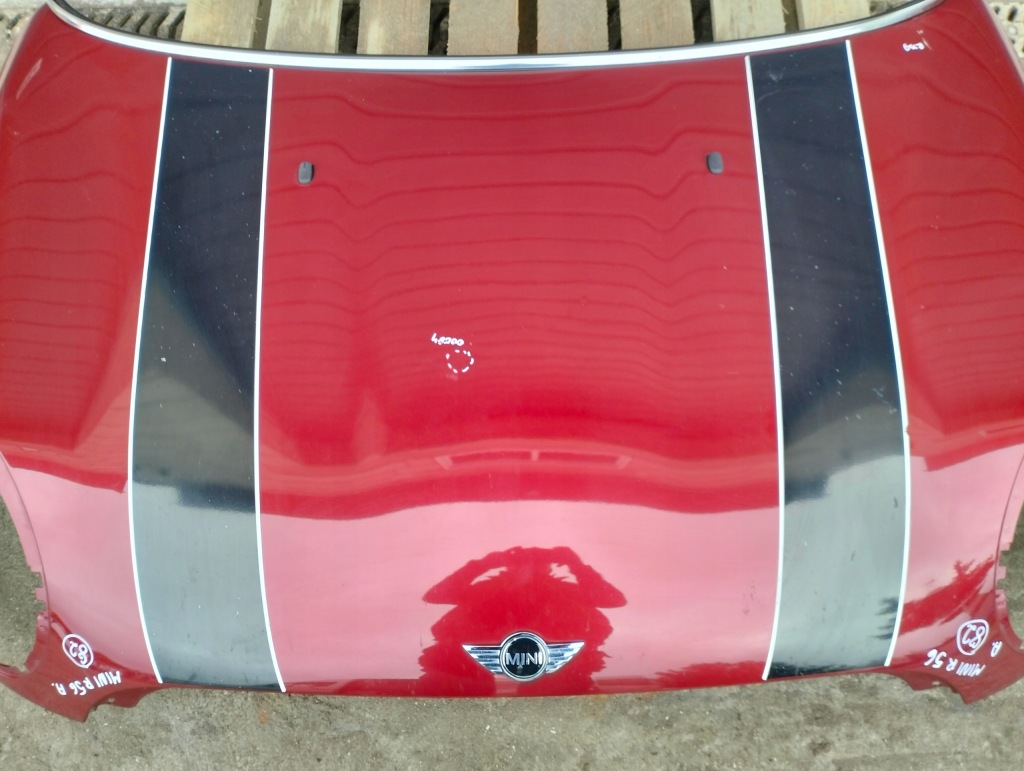 Капот mini cooper r56 2006-2010 оригинал лак 857/3 nightfire red бензин Недорого
