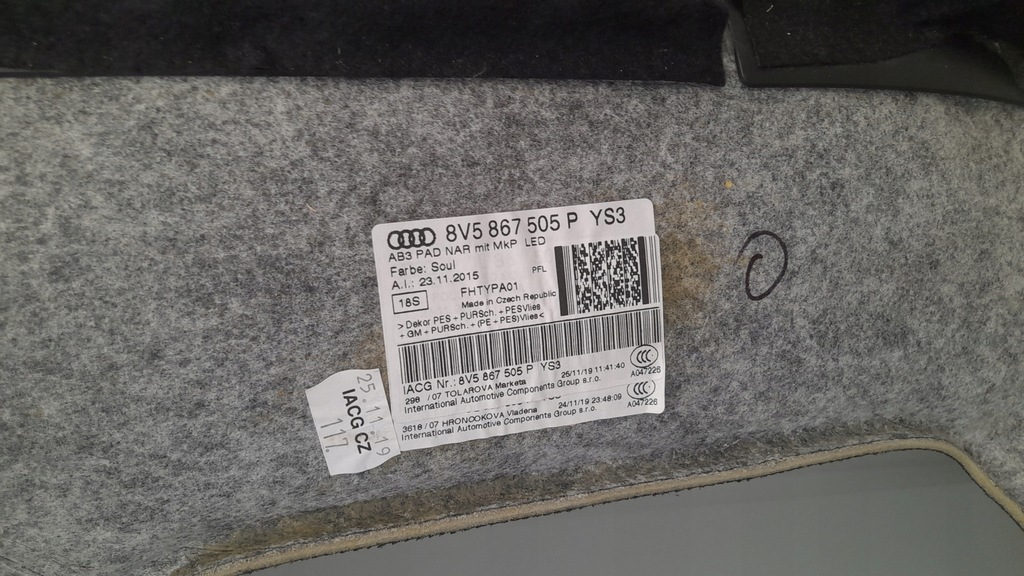 фото №9, Audi a3 s3 8v 16-20 стеля панорама 8v5867505p usa