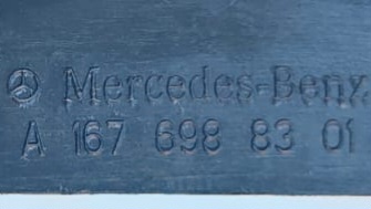 фото №9, Напрямна молдинг кріпильна поріг mercedes gle a1676988101 a1676988301