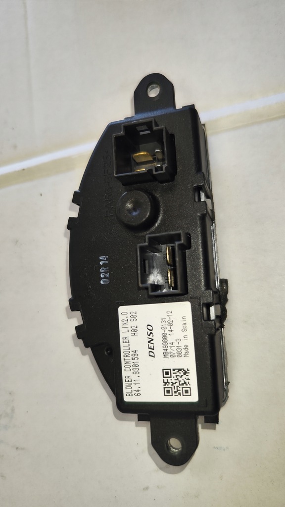 фото №1, Резистор вентилятор bmw i3 9301594