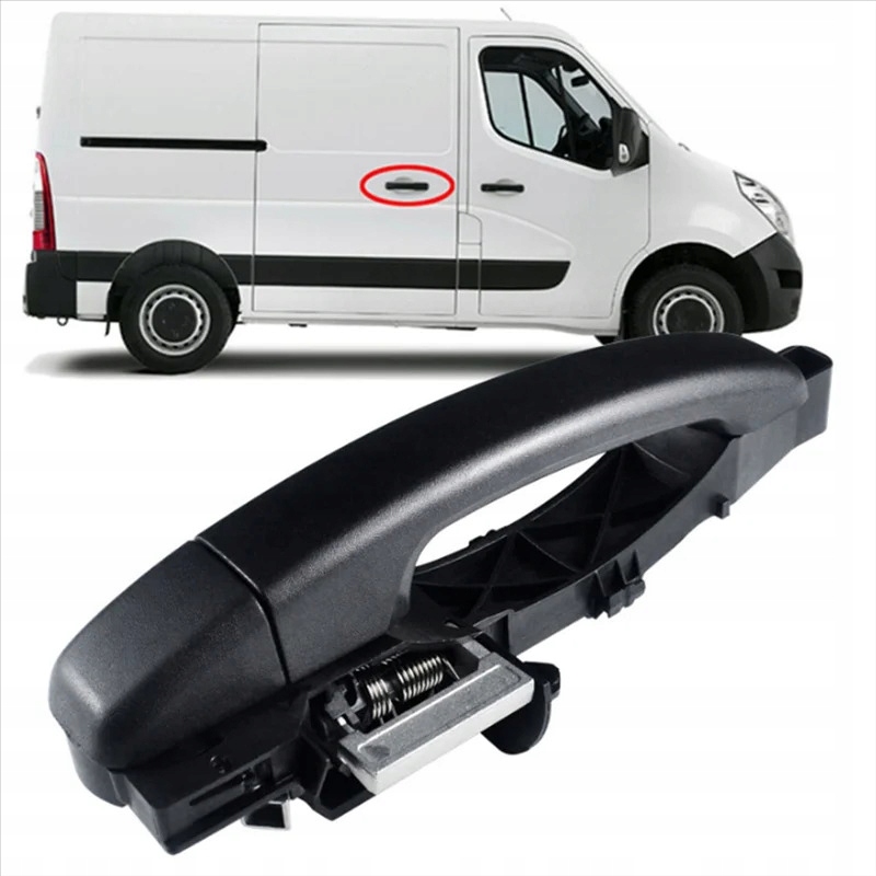 фото №8, Ручка дверь задних +механизм renault master 3 nissan nv400 opel movano b