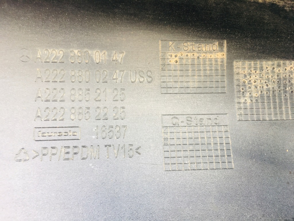 Mercedes s-klasa w222 2014 бампер передний перед a2228800147 с Разборки