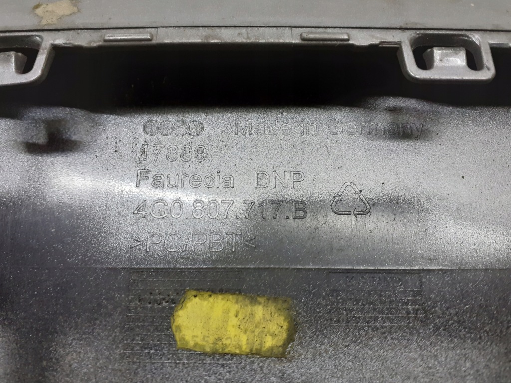 Накладка бампера спойлер перед audi a6 c7 4g0 lift s-line 4g0807717b с Разборки