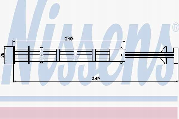 фото №1, Nissens 95358 осушитель, кондиционер