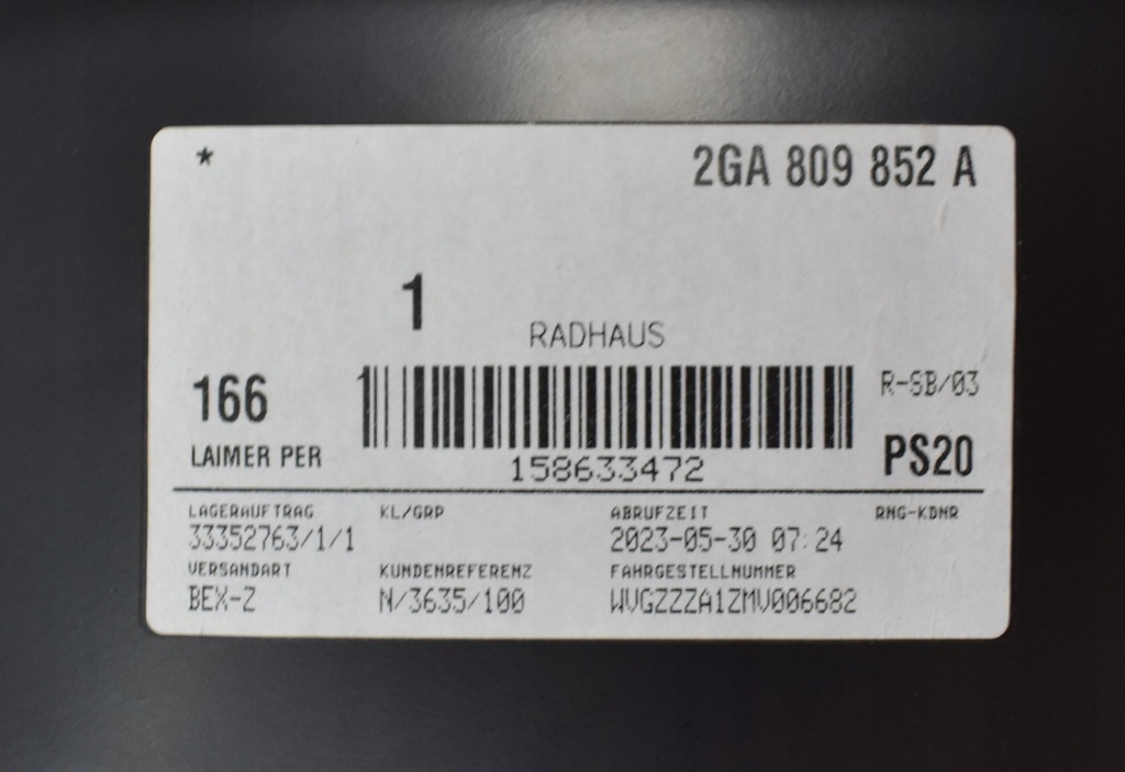 фото №5, Vw t-roc 2ga правая ниша колеса обшивка 2ga809852a