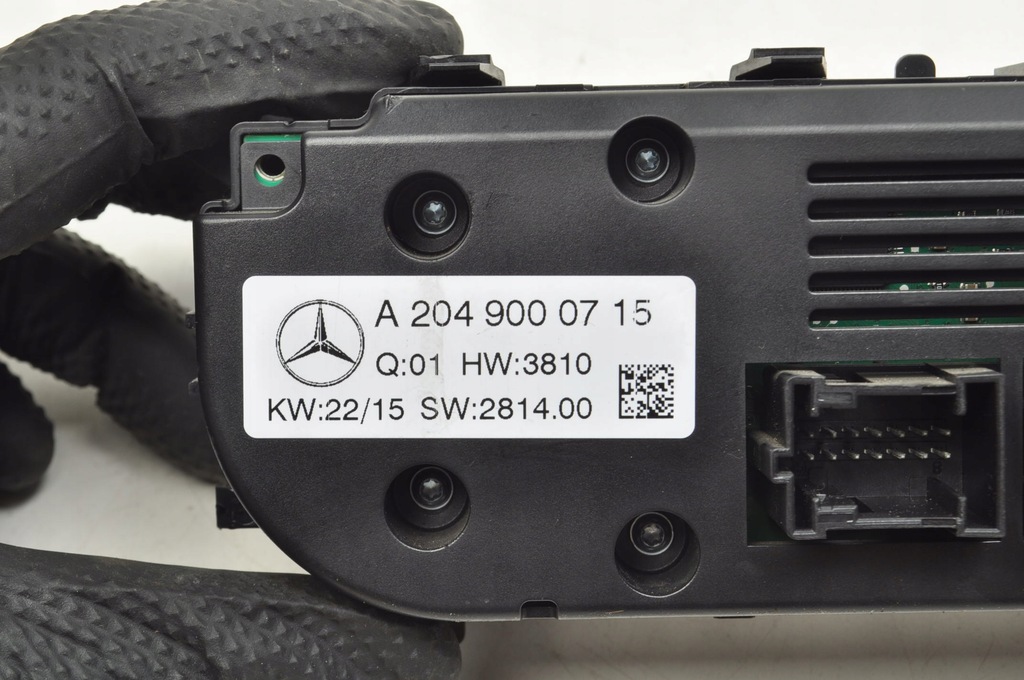 фото №8, Mercedes w204 lift панель кондиционера a2049000715