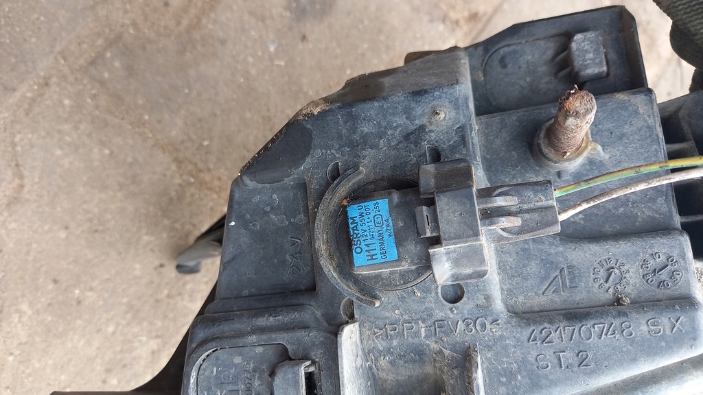 фото №4, Противотуманная фара левый peugeot 407 08r kombi 2.0hdi