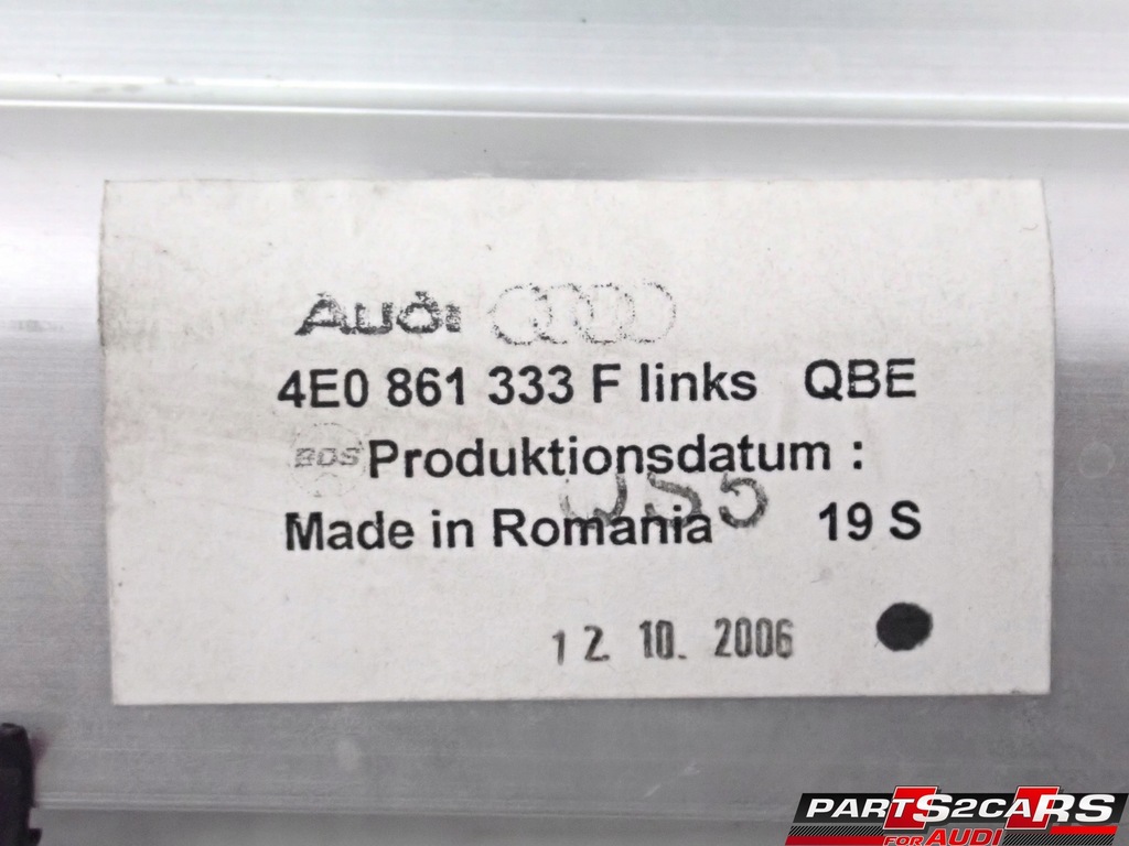 фото №10, Шторка стекло ручной 4e0861333f audi a8 s8 d3