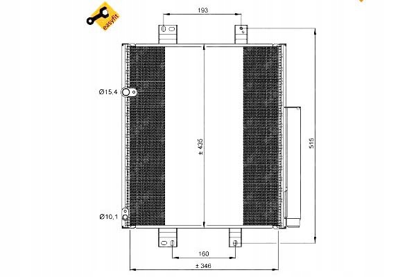 фото №11, Радіатор кондиціонера з осушувач 35853 nrf