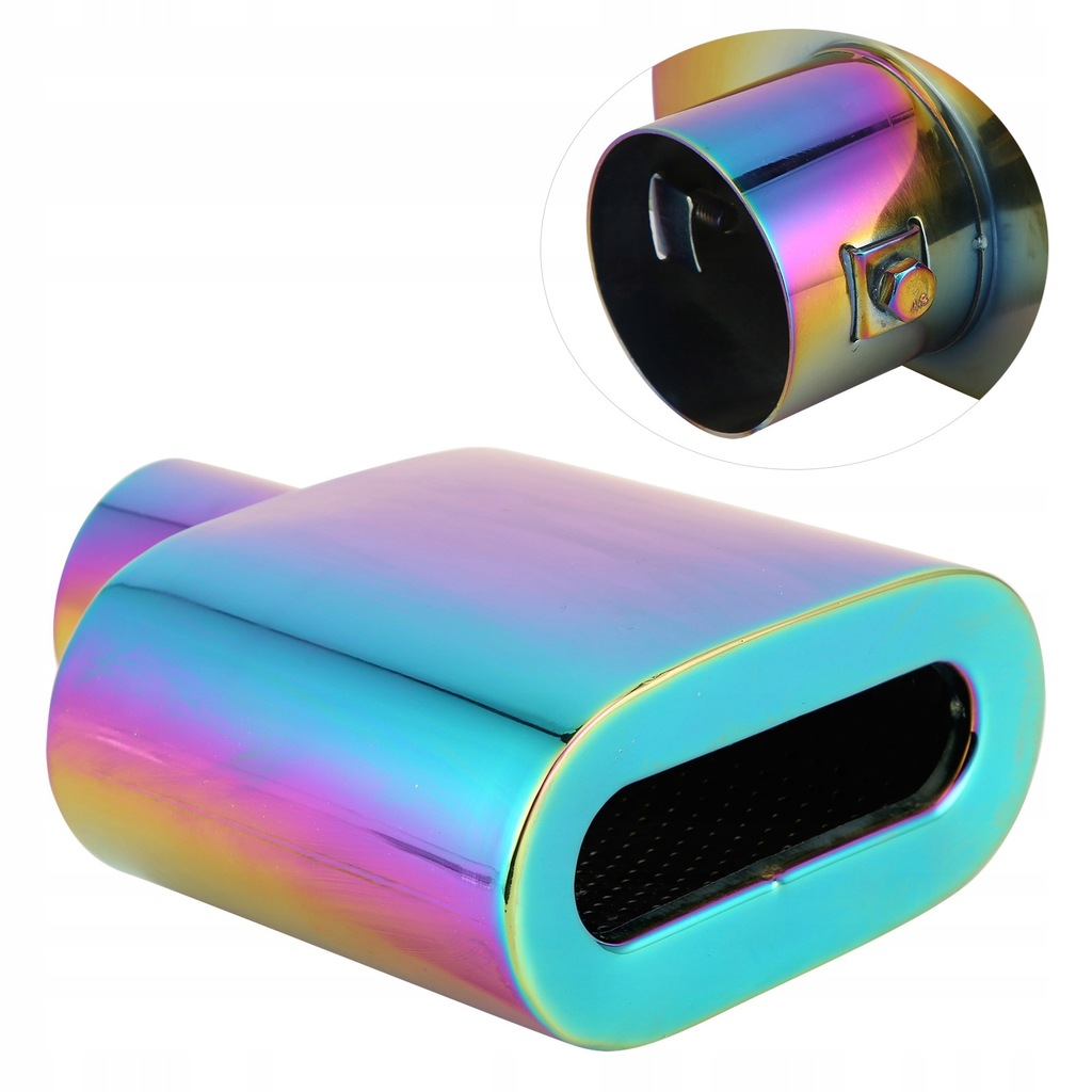 фото №10, Цветная наконечник трубы выпускной труба задняя ze