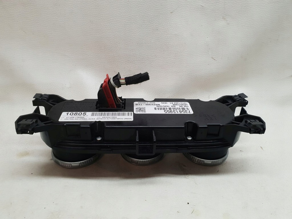 фото №8, Fiat 500l 12-17 панель керування кондиціонера climatronic 735613955