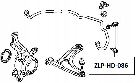 фото №2, Nty ntyzlp-hd-086 з'єднувач стабілізатора