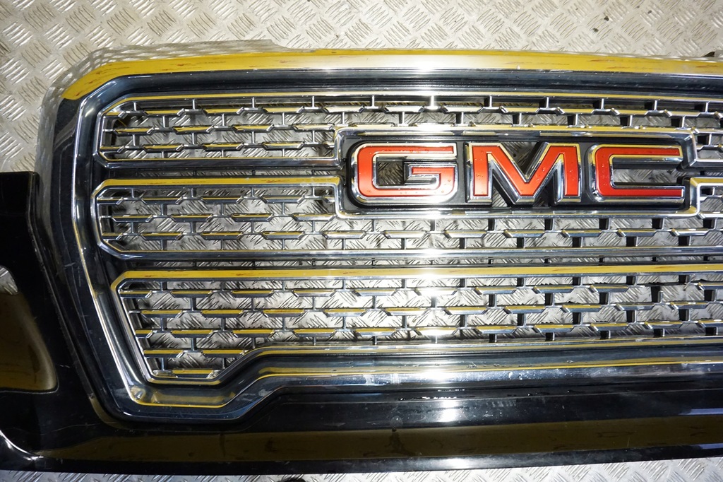 фото №12, Gmc sierra 1500 2019 - 2021 бампер перед передній хром решітка радіатора usa